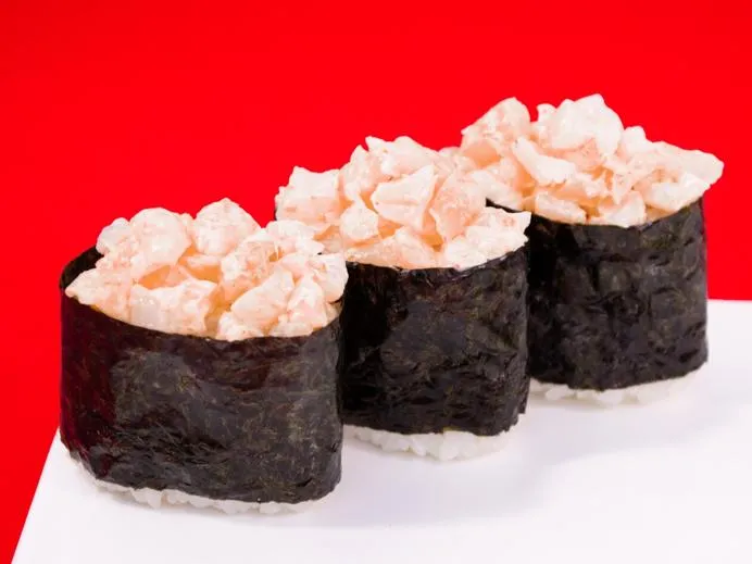 Спайси эби гункан (3 шт.)