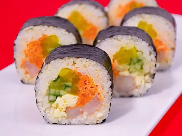 Кимпаб с креветкой